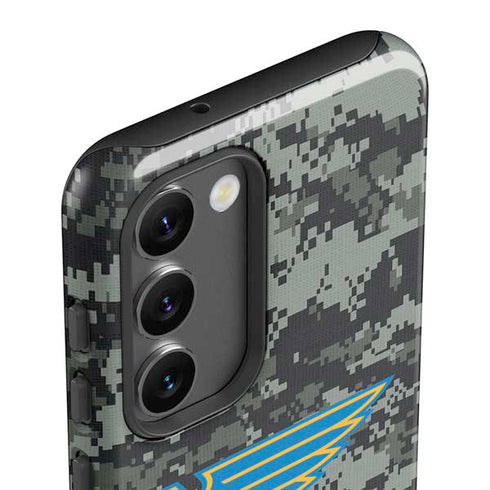 NHL St. Louis Blues Camo Galaxy S23 Pro Case