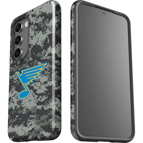 NHL St. Louis Blues Camo Galaxy S23 Pro Case