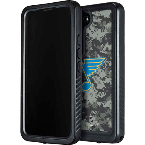 NHL St. Louis Blues Camo Galaxy S23 Waterproof Case