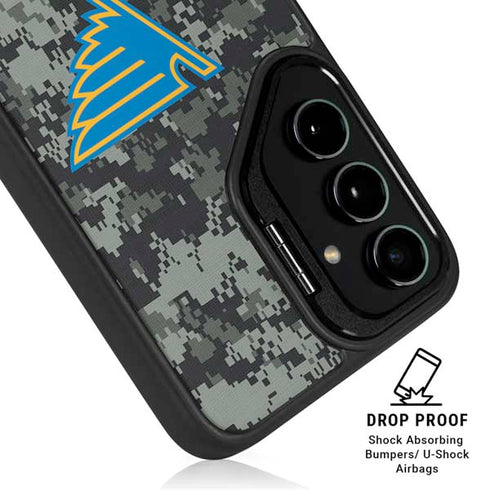 NHL St. Louis Blues Camo Galaxy S24 FE Kickstand Case
