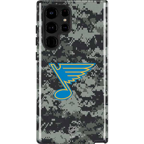 NHL St. Louis Blues Camo Galaxy Cases