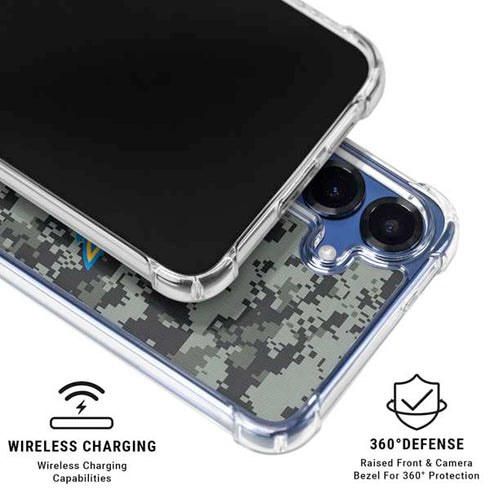NHL St. Louis Blues Camo Galaxy S25 FE Clear Case