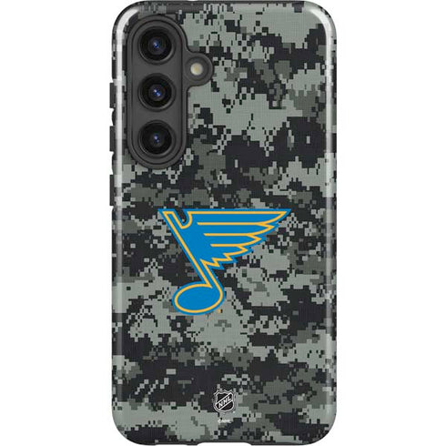 NHL St. Louis Blues Camo Galaxy S25 Plus Impact Case