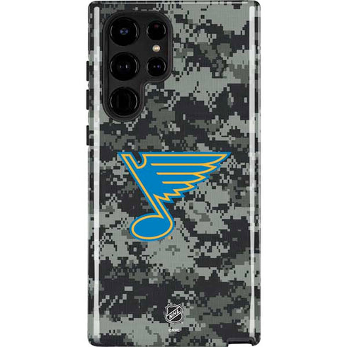 NHL St. Louis Blues Camo Galaxy S25 Ultra Impact Case