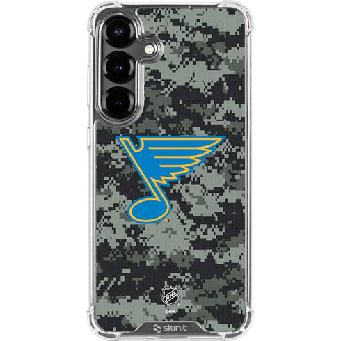 NHL St. Louis Blues Camo Galaxy S26 Clear Case