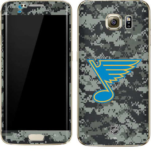 NHL St. Louis Blues Camo Galaxy S7 Edge Skin