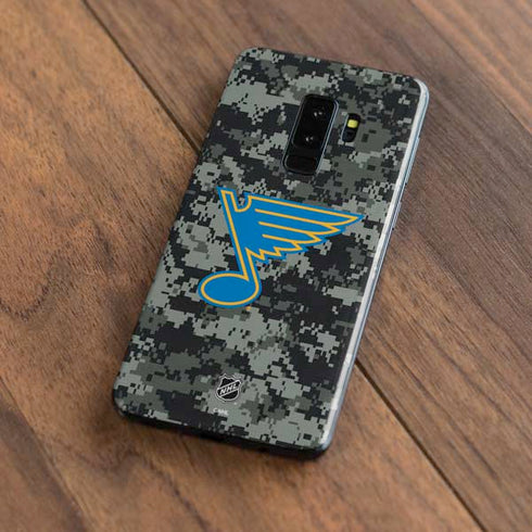 NHL St. Louis Blues Camo Galaxy S9 Plus Skin