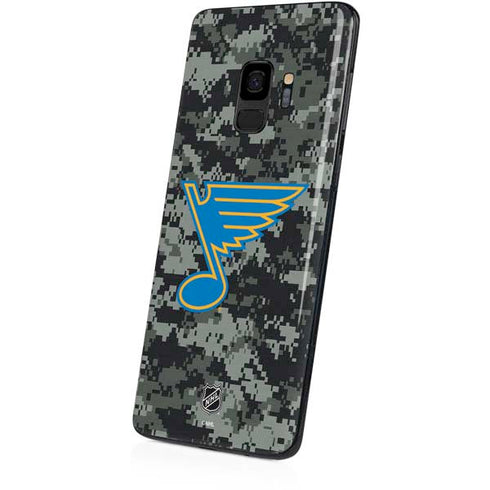 NHL St. Louis Blues Camo Galaxy S9 Skin