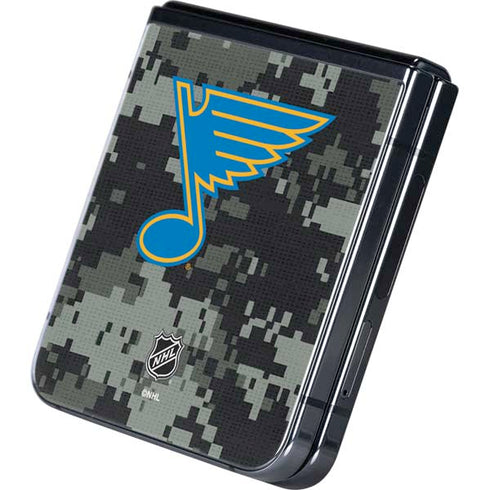 NHL St. Louis Blues Camo Galaxy Z Flip5 5G Skin