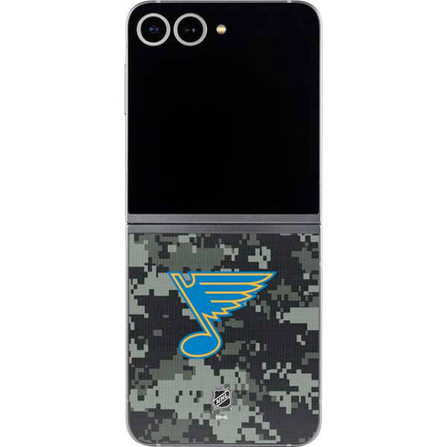 NHL St. Louis Blues Camo Galaxy Z Flip6 Skin