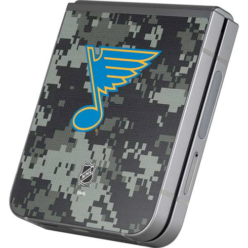 NHL St. Louis Blues Camo Galaxy Z Flip6 Skin