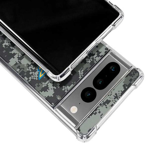 NHL St. Louis Blues Camo Google Pixel 7 Pro Clear Case