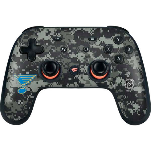 NHL St. Louis Blues Camo Google Stadia Controller Skin