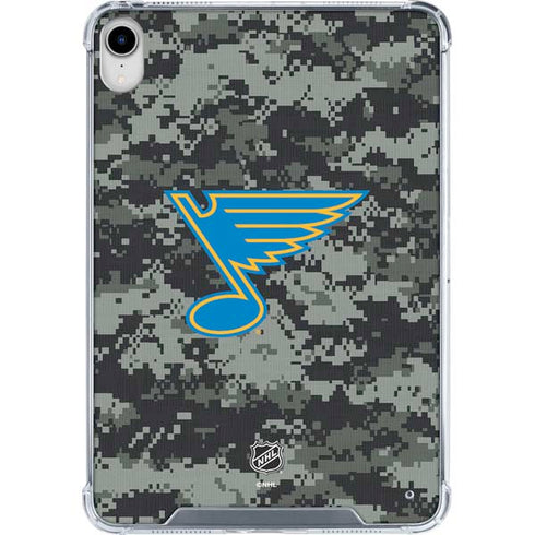 NHL St. Louis Blues Camo iPad 11th Gen (2025) Clear Case