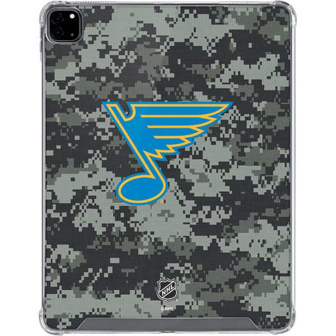 NHL St. Louis Blues Camo iPad Pro 12.9in (2020) Clear Case