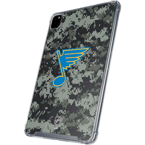 NHL St. Louis Blues Camo iPad Pro 12.9in (2020) Clear Case