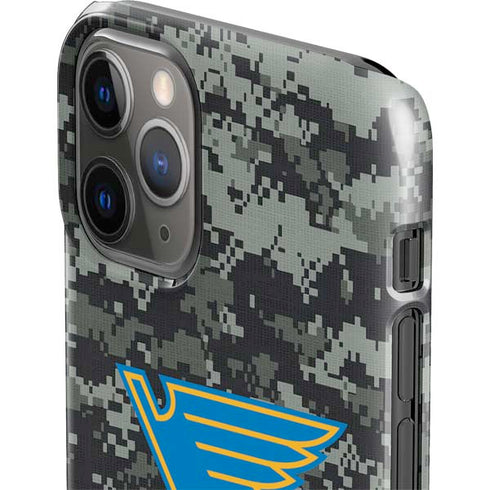 NHL St. Louis Blues Camo iPhone 11 Pro Lite Case