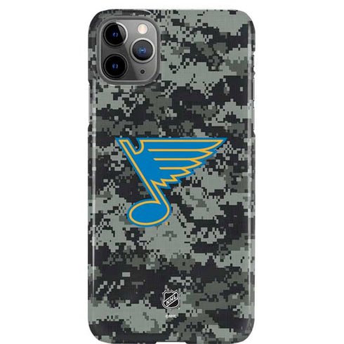 NHL St. Louis Blues Camo iPhone 11 Pro Max Lite Case