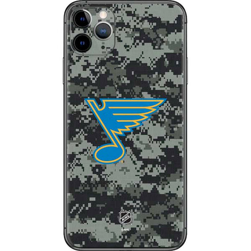 NHL St. Louis Blues Camo iPhone 11 Pro Max Skin