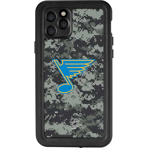 NHL St. Louis Blues Camo iPhone 11 Pro Waterproof Case