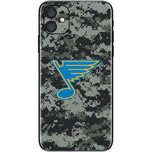 NHL St. Louis Blues Camo iPhone 11 Skin