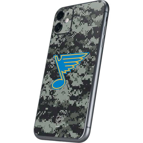 NHL St. Louis Blues Camo iPhone 11 Skin