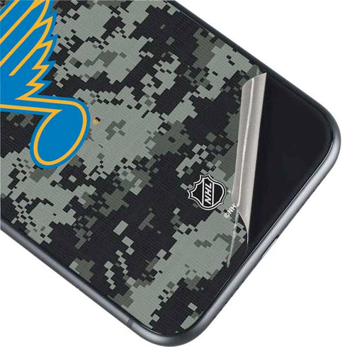 NHL St. Louis Blues Camo iPhone 11 Skin