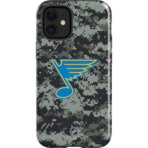 NHL St. Louis Blues Camo iPhone 12 Mini Impact Case
