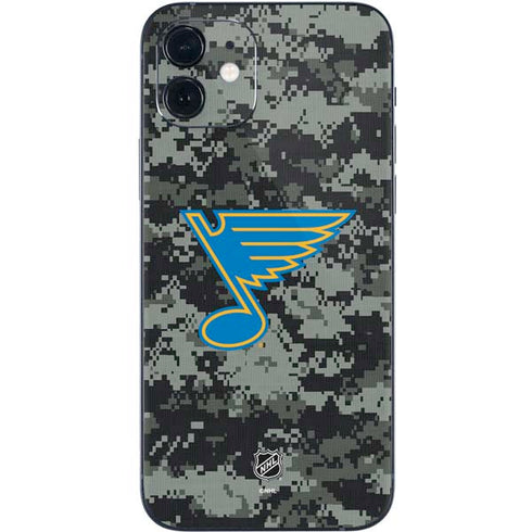 NHL St. Louis Blues Camo iPhone 12 Mini Skin