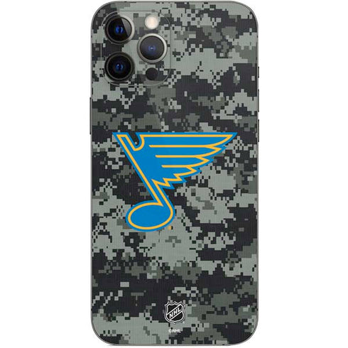 NHL St. Louis Blues Camo iPhone 12 Pro Max Skin