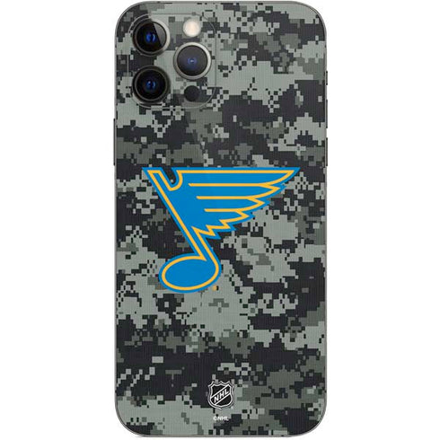 NHL St. Louis Blues Camo iPhone 12 Pro Skin