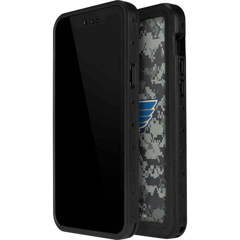NHL St. Louis Blues Camo iPhone 12 Pro Waterproof Case