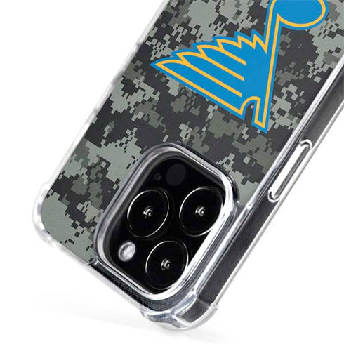 NHL St. Louis Blues Camo iPhone 13 Pro MagSafe Case