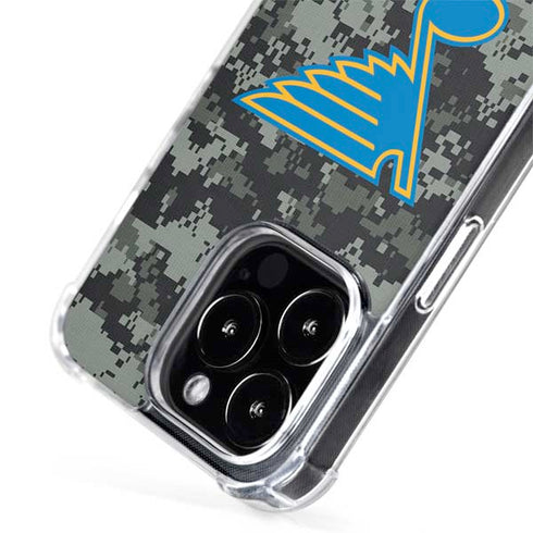 NHL St. Louis Blues Camo iPhone 13 Pro Max MagSafe Case