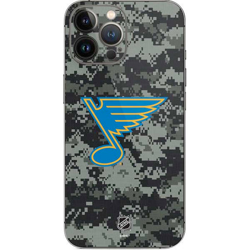 NHL St. Louis Blues Camo iPhone 13 Pro Max Skin