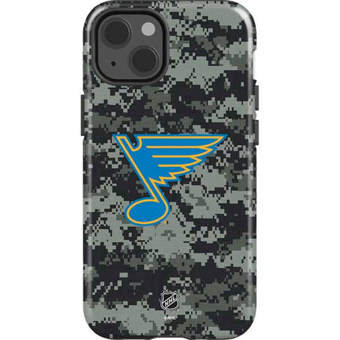 NHL St. Louis Blues Camo iPhone 14 Impact Case