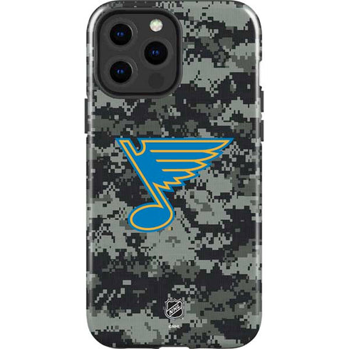 NHL St. Louis Blues Camo iPhone 14 Pro Max Impact Case