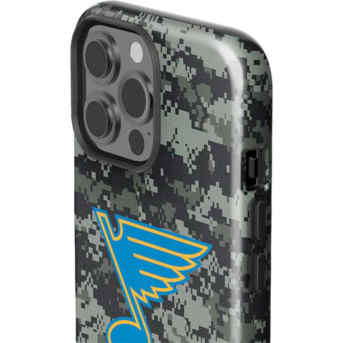 NHL St. Louis Blues Camo iPhone 14 Pro Max Impact Case