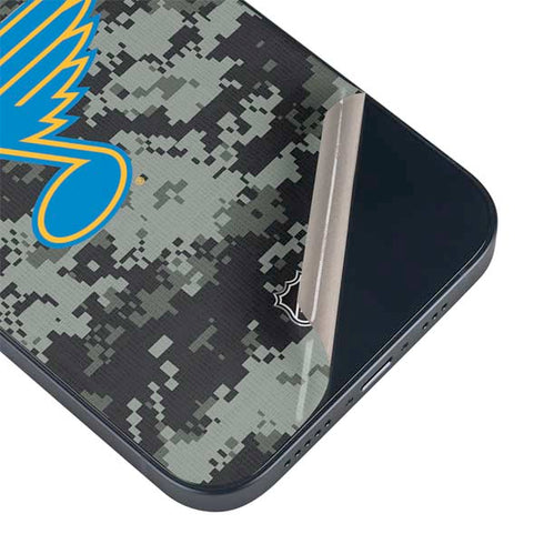 NHL St. Louis Blues Camo iPhone 15 Skin