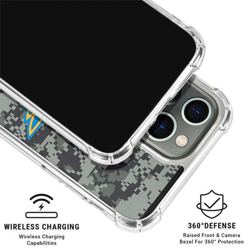 NHL St. Louis Blues Camo iPhone 16 Pro Clear Case