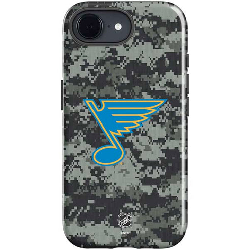 NHL St. Louis Blues Camo iPhone 16e Impact Case