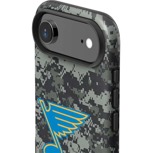 NHL St. Louis Blues Camo iPhone 17 Air Impact Case