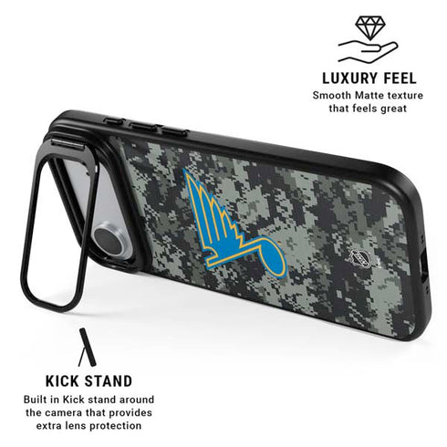 NHL St. Louis Blues Camo iPhone 17 Air Kickstand Case