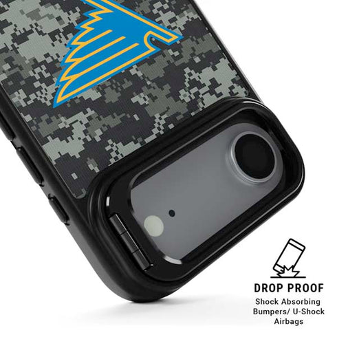 NHL St. Louis Blues Camo iPhone 17 Air Kickstand Case