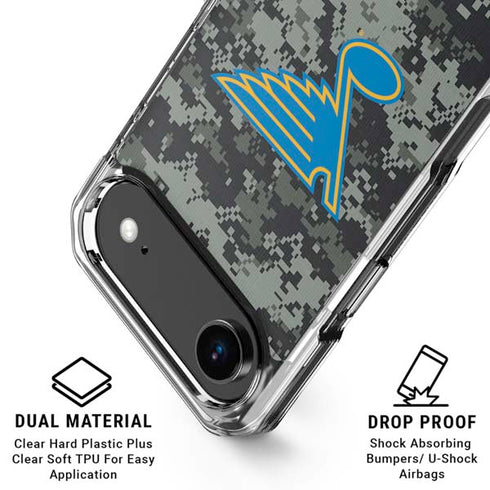 NHL St. Louis Blues Camo iPhone 17 Air MagSafe Case