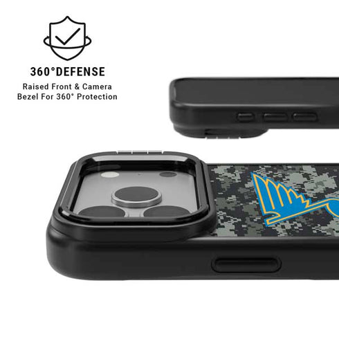 NHL St. Louis Blues Camo iPhone 17 Pro Max Kickstand Case
