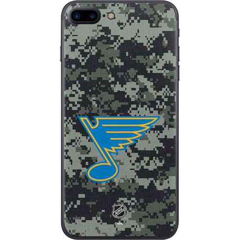 NHL St. Louis Blues Camo iPhone 8 Plus Skin