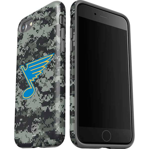 NHL St. Louis Blues Camo iPhone SE (2nd & 3rd Gen) Pro Case