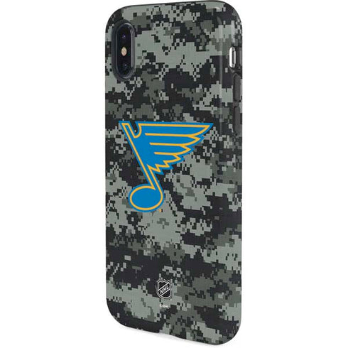 NHL St. Louis Blues Camo iPhone X Pro Case