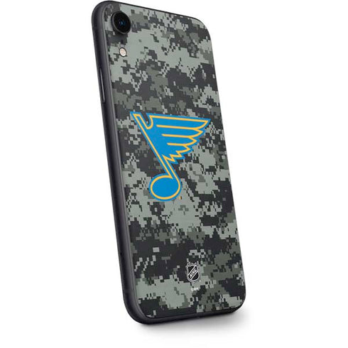 NHL St. Louis Blues Camo iPhone XR Skin